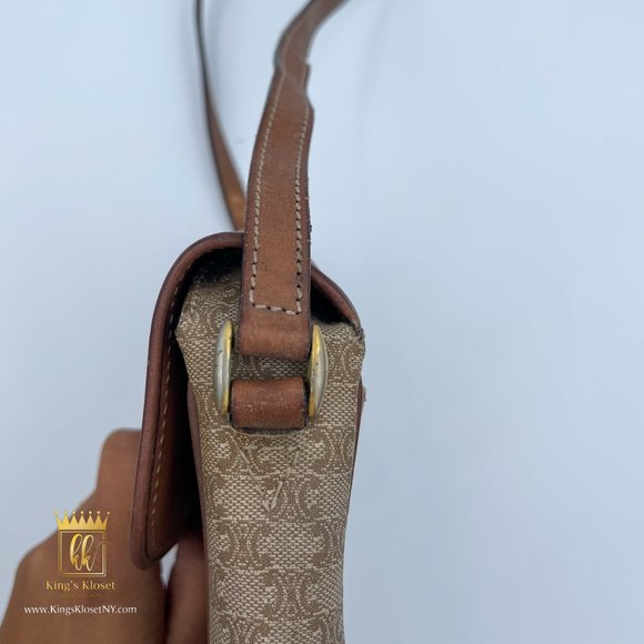 CELINE TRIOMPHE VINTAGE CROSSBODY BAG - Picture 5 of 9